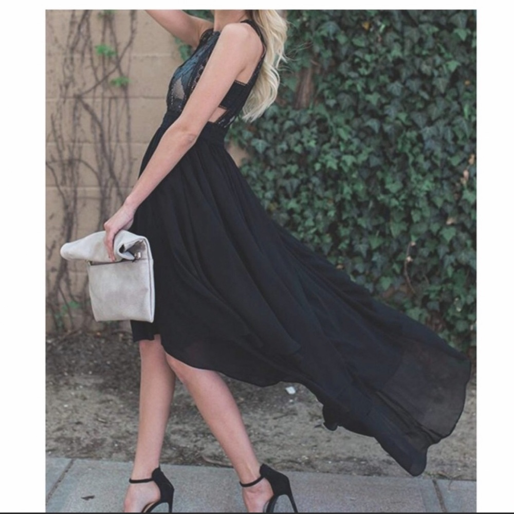 NWT GRACIA HIGH LOW DRESS